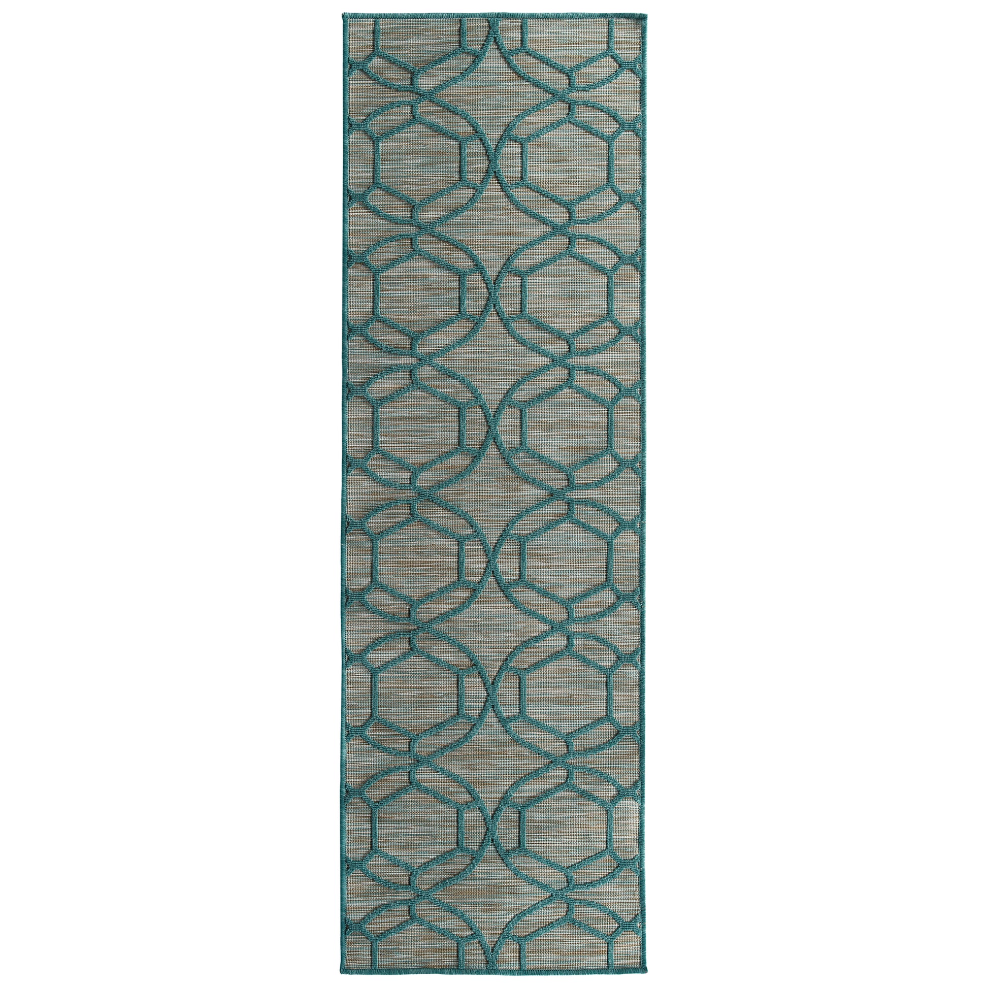 Kaleen Cove Cov05-91 Teal, Ivoy, Sand Area Rug