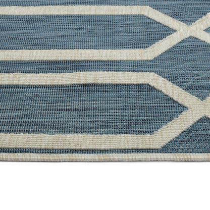 Kaleen Cove Cov06-17 Blue, Ivory, Navy Area Rug