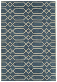 Kaleen Cove Cov06-17 Blue, Ivory, Navy Area Rug