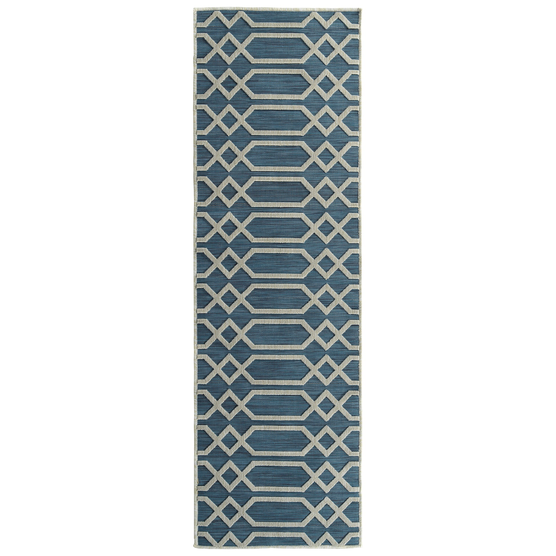 Kaleen Cove Cov06-17 Blue, Ivory, Navy Area Rug