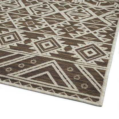 Kaleen Cove Cov09-40 Chocolate, Ivory, Taupe Area Rug