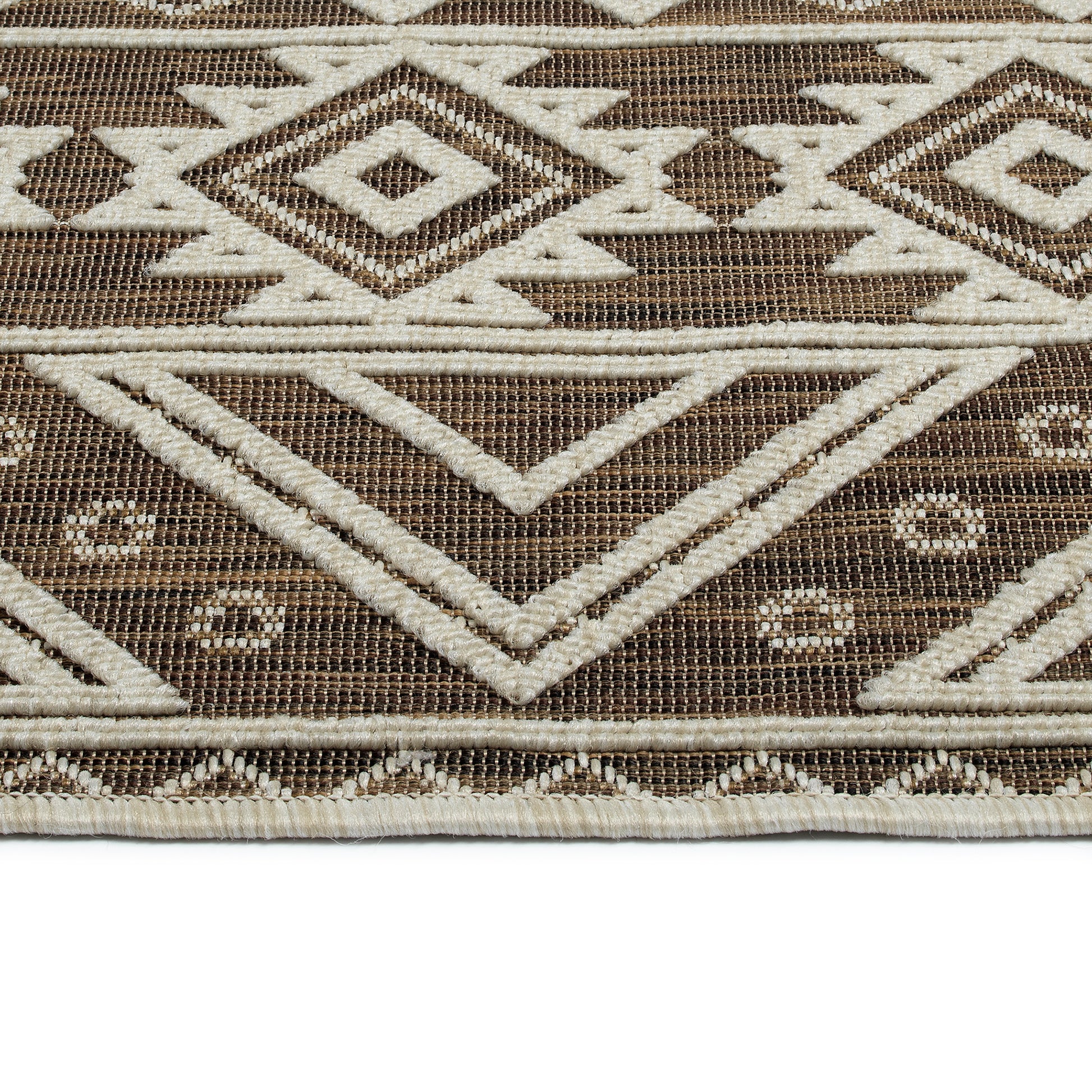 Kaleen Cove Cov09-40 Chocolate, Ivory, Taupe Area Rug