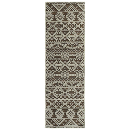 Kaleen Cove Cov09-40 Chocolate, Ivory, Taupe Area Rug