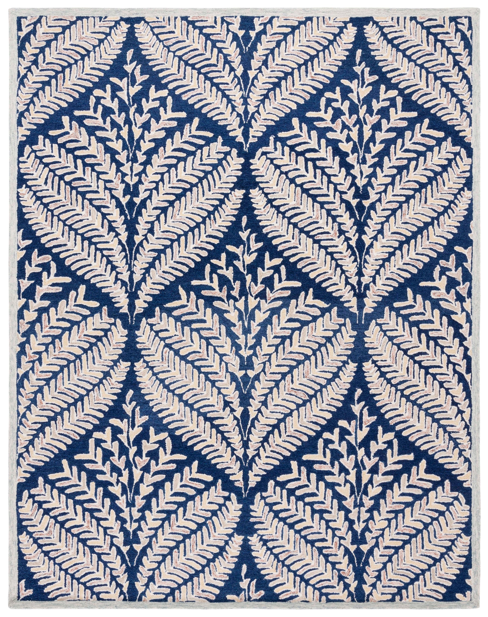 Safavieh Capri Cpr208N Navy/Ivory Area Rug