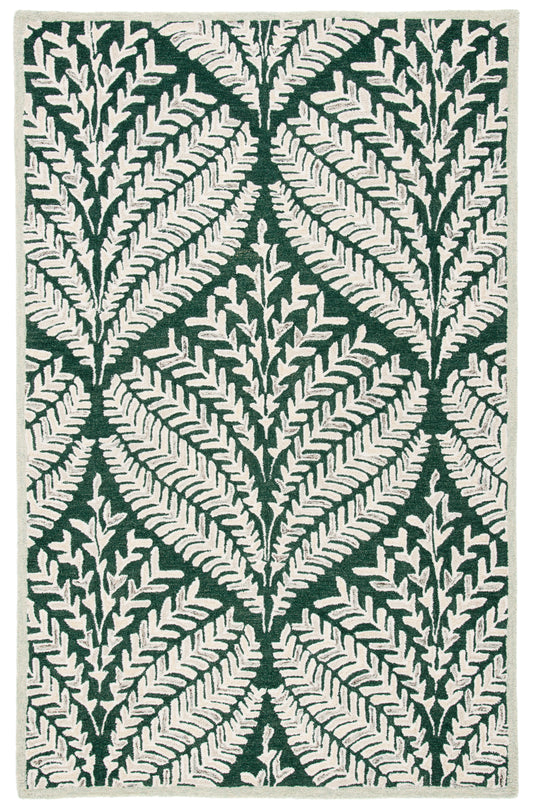 Safavieh Capri Cpr208Y Dark Green/Ivory Area Rug