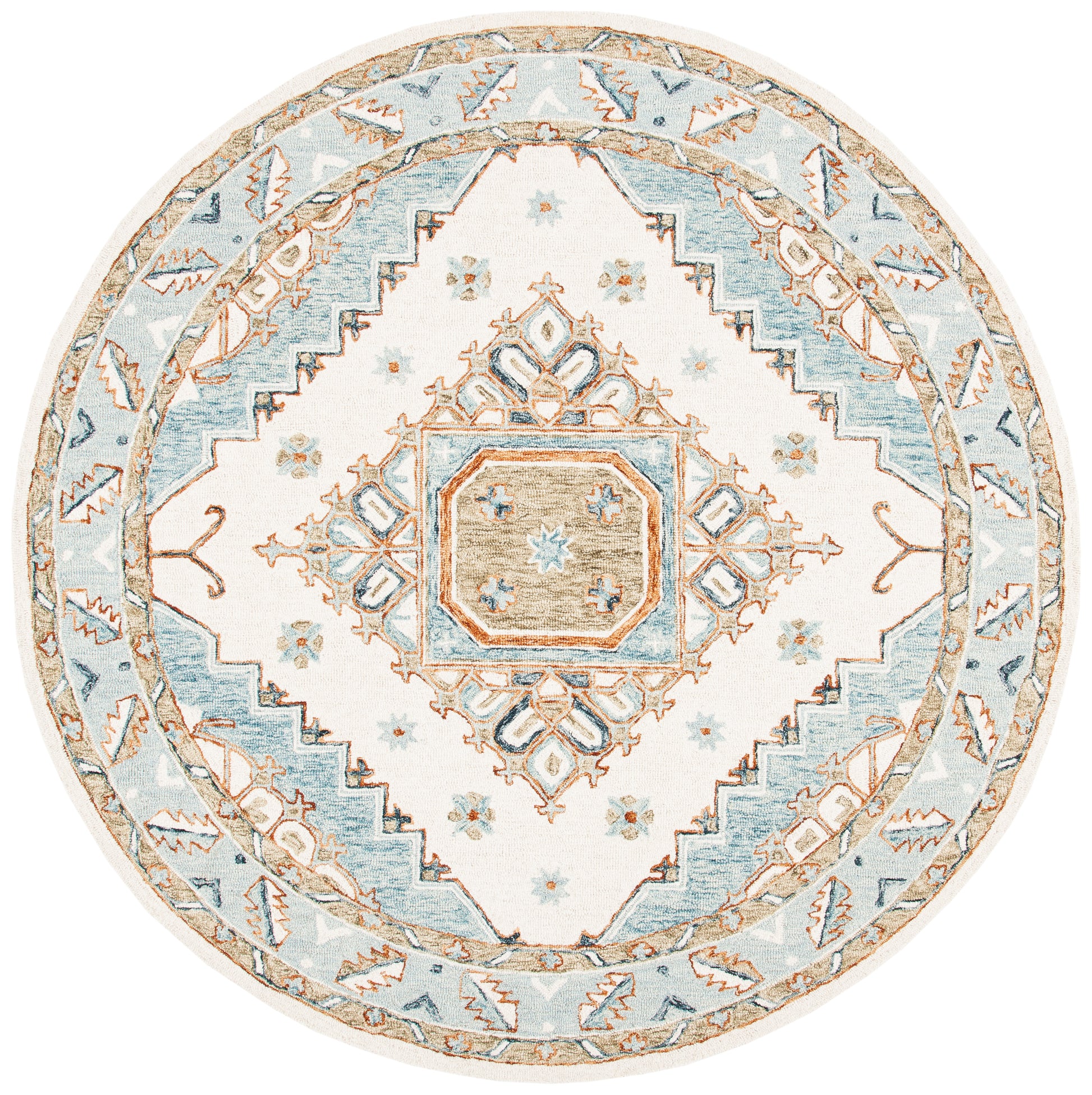 Safavieh Capri Cpr209A Ivory/Rust Area Rug