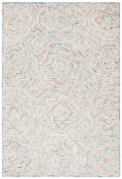 Safavieh Capri Cpr215M Blue/Rust Area Rug