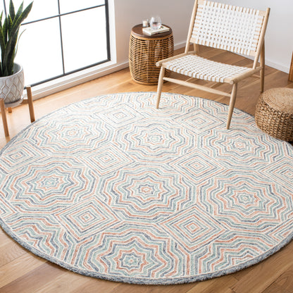 Safavieh Capri Cpr215M Blue/Rust Area Rug