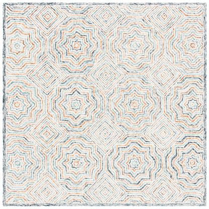 Safavieh Capri Cpr215M Blue/Rust Area Rug