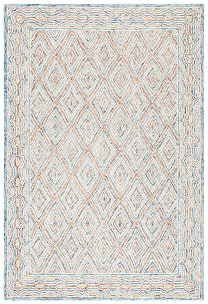 Safavieh Capri Cpr217M Blue/Rust Area Rug