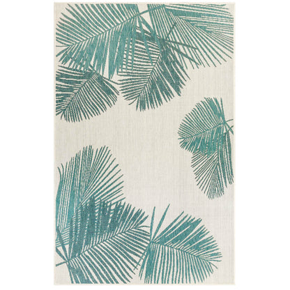 Liora Manne Carmel Palm 8439/04 Blue Area Rug