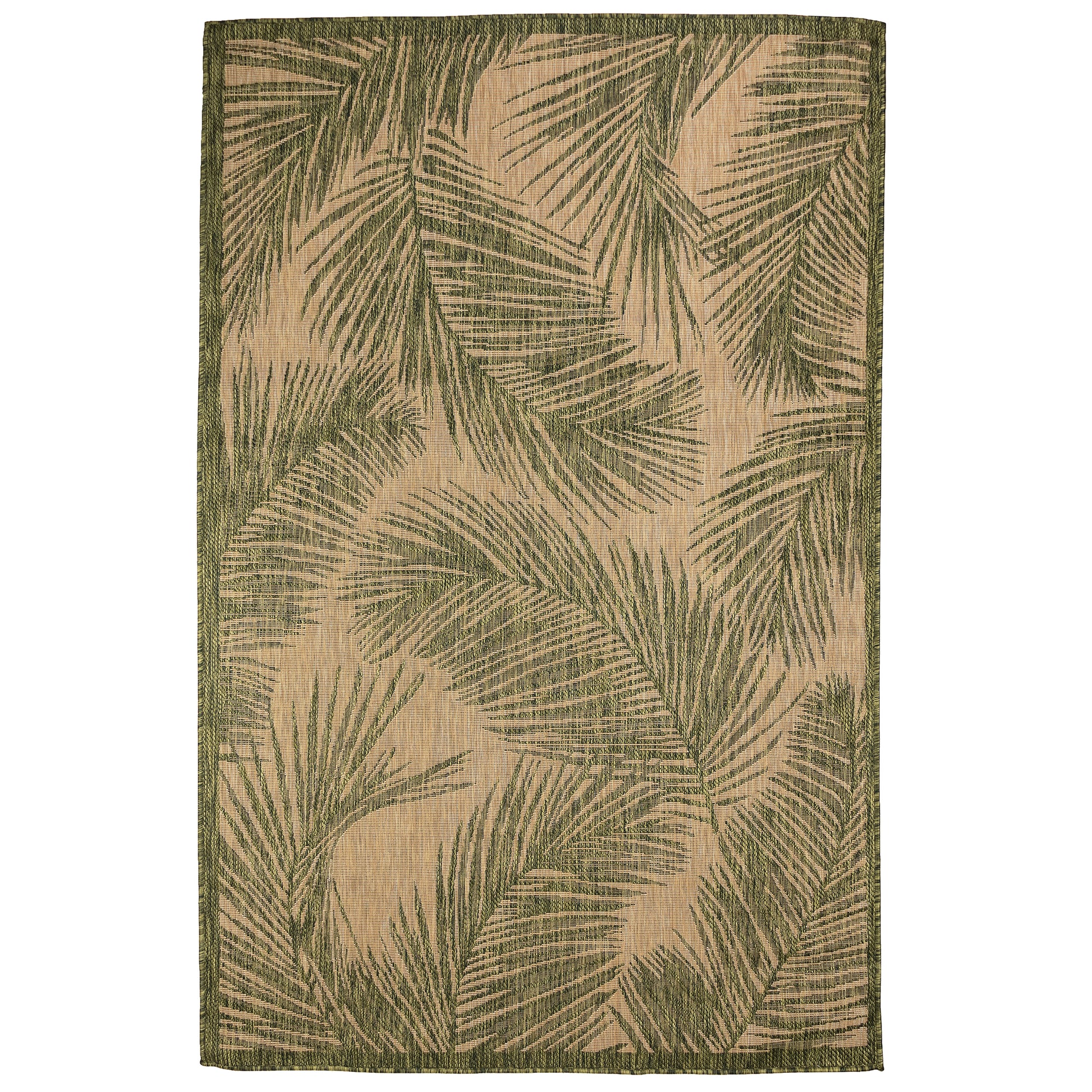 Liora Manne Carmel Fronds 8474/06 Green Area Rug