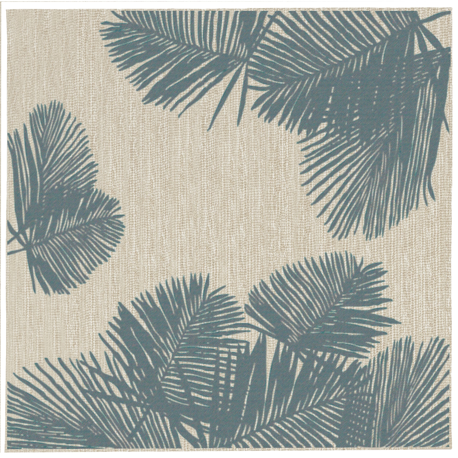 Liora Manne Carmel Palm 8439/04 Blue Area Rug