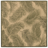 Liora Manne Carmel Fronds 8474/06 Green Area Rug