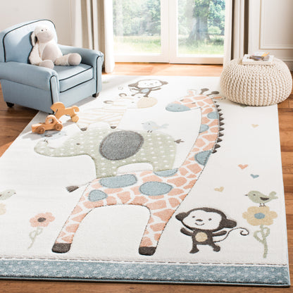 Safavieh Carousel Kids Crk120A Ivory Area Rug