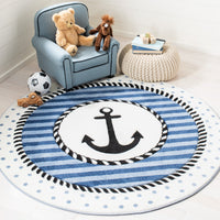 Safavieh Carousel Kids Crk124N Navy/Ivory Area Rug