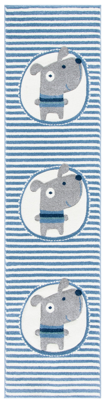 Safavieh Carousel Kids Crk126A Ivory/Blue Area Rug