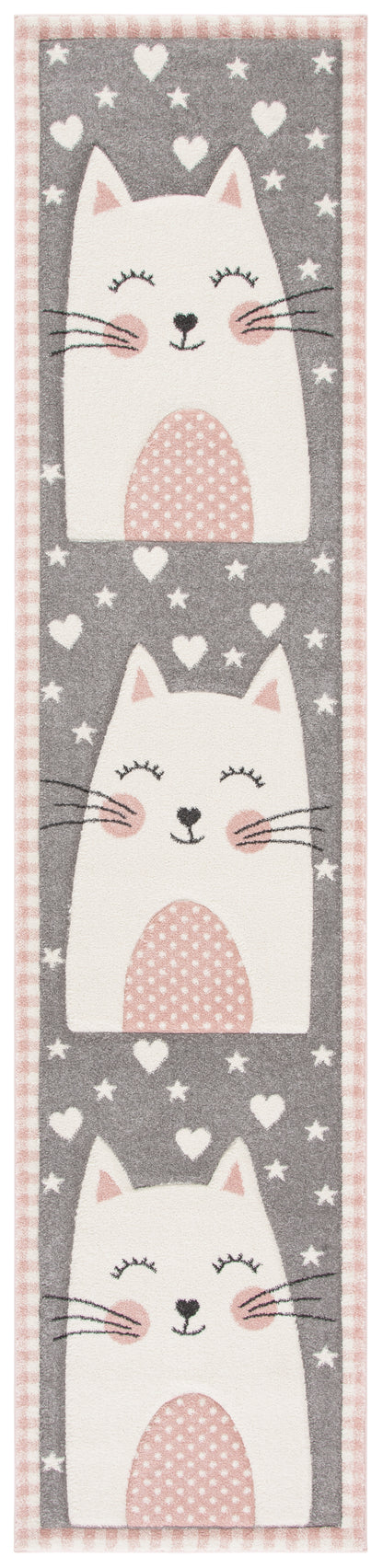 Safavieh Carousel Kids Crk134P Pink/Grey Area Rug