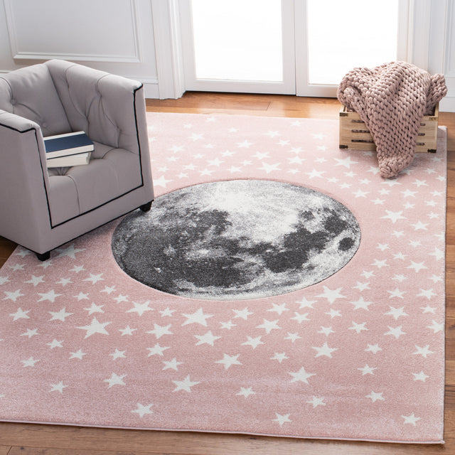 Safavieh Carousel Kids Crk135U Pink/Grey Area Rug