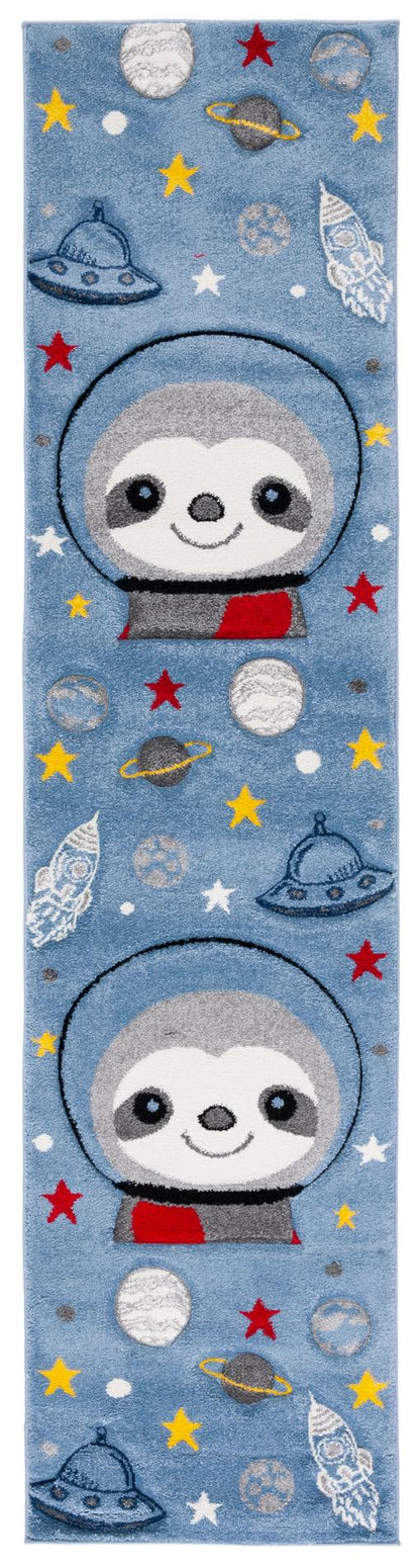 Safavieh Carousel Kids Crk140M Blue/Grey Area Rug