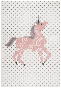 Safavieh Carousel Kids Crk163B Ivory Grey/Pink Area Rug