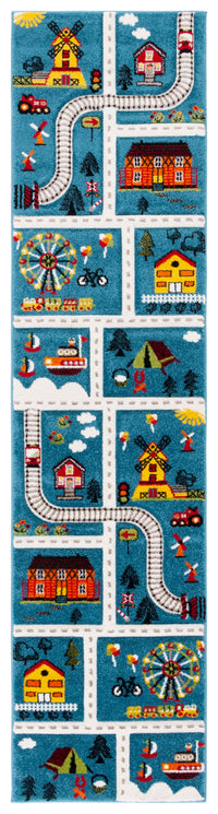 Safavieh Carousel Kids Crk197M Blue/Beige Area Rug