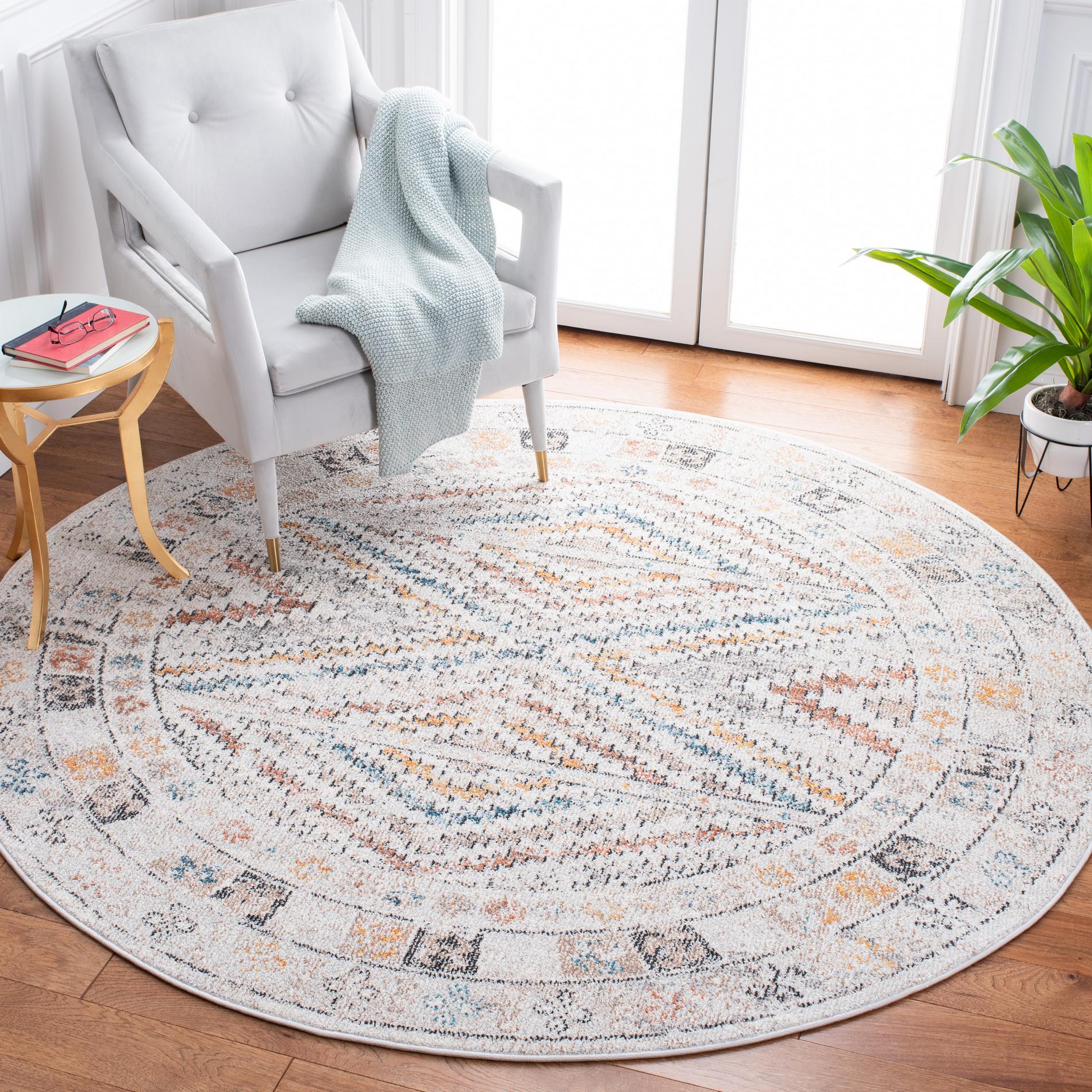 Safavieh Crystal Crs321A Ivory/Grey Area Rug