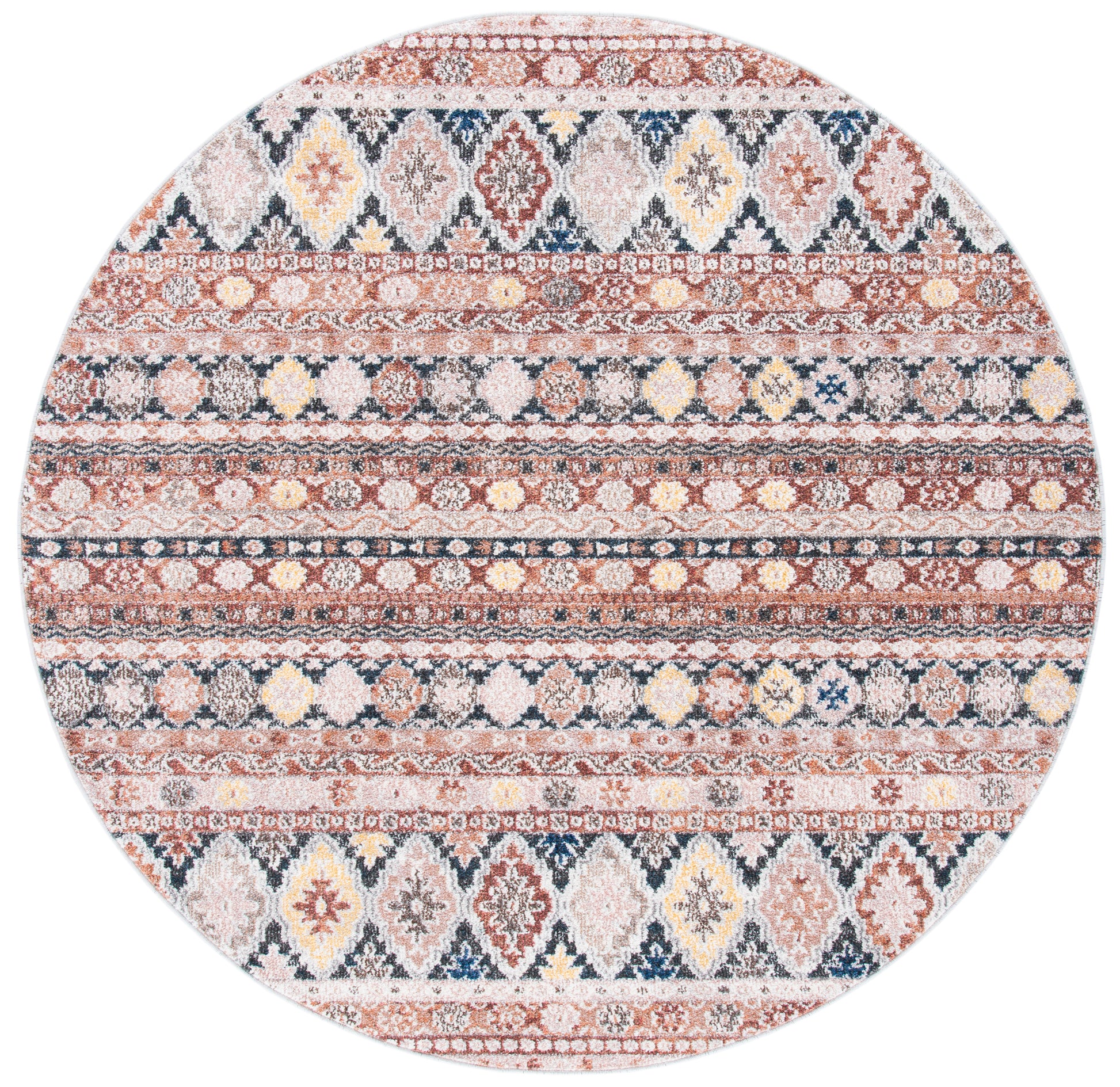 Safavieh Crystal Crs323P Rust/Ivory Area Rug