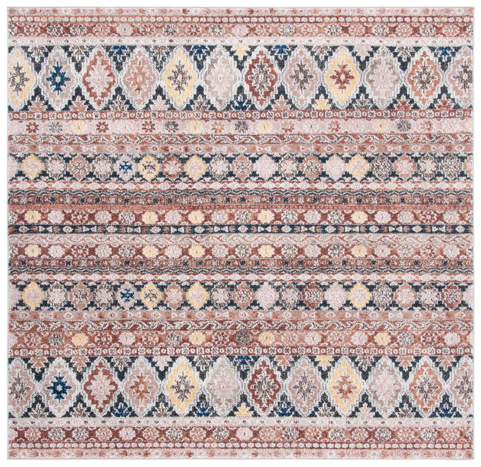 Safavieh Crystal Crs323P Rust/Ivory Area Rug