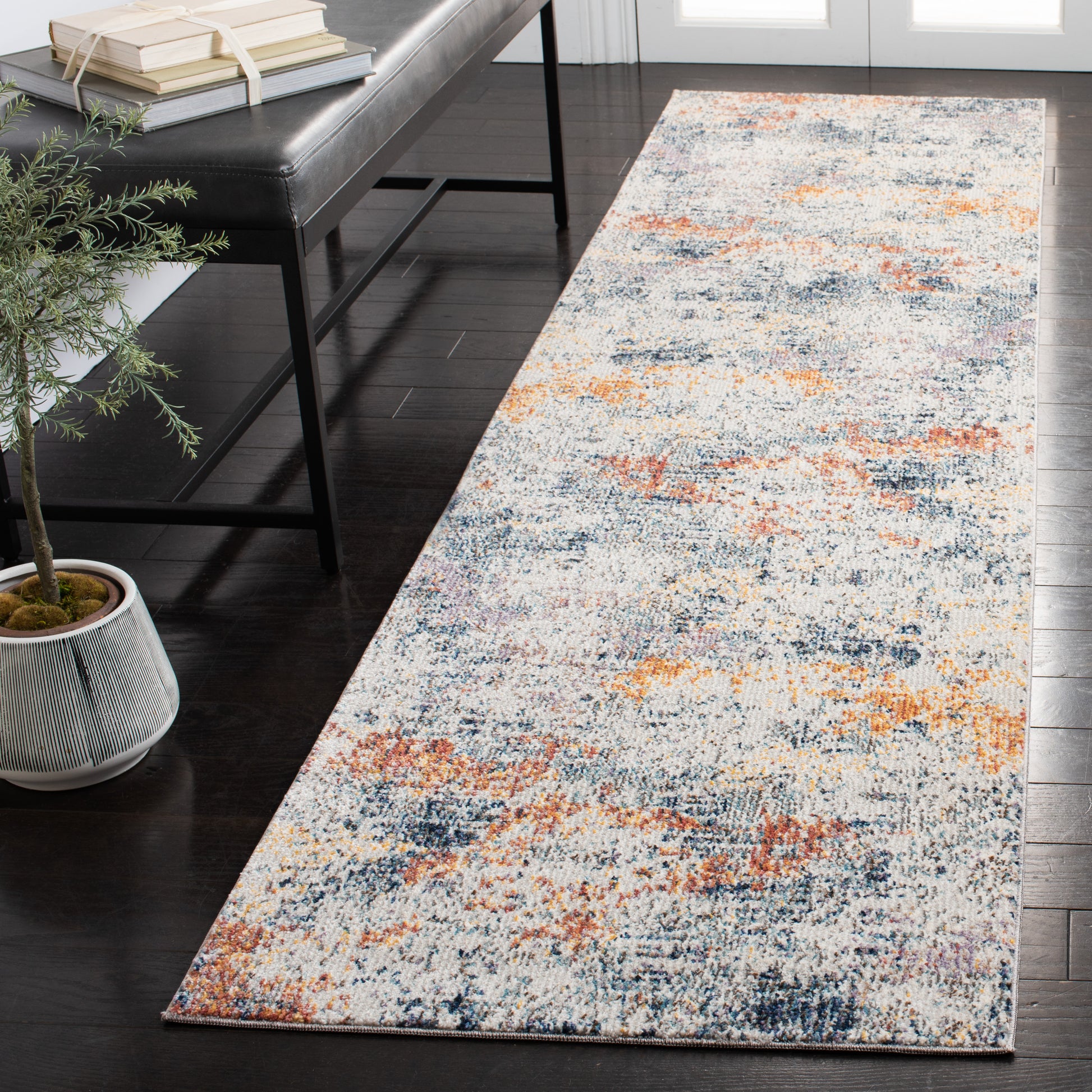 Safavieh Crystal Crs797A Ivory/Blue Area Rug