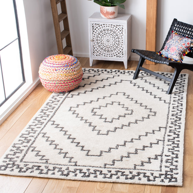 Safavieh Casablanca Csb205Z Ivory/Grey Area Rug