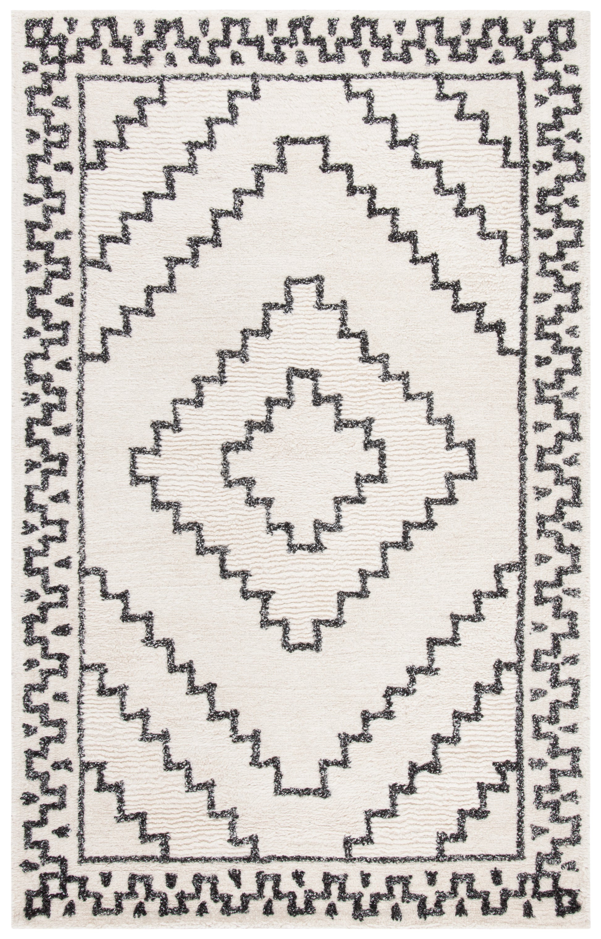 Safavieh Casablanca Csb205Z Ivory/Grey Area Rug