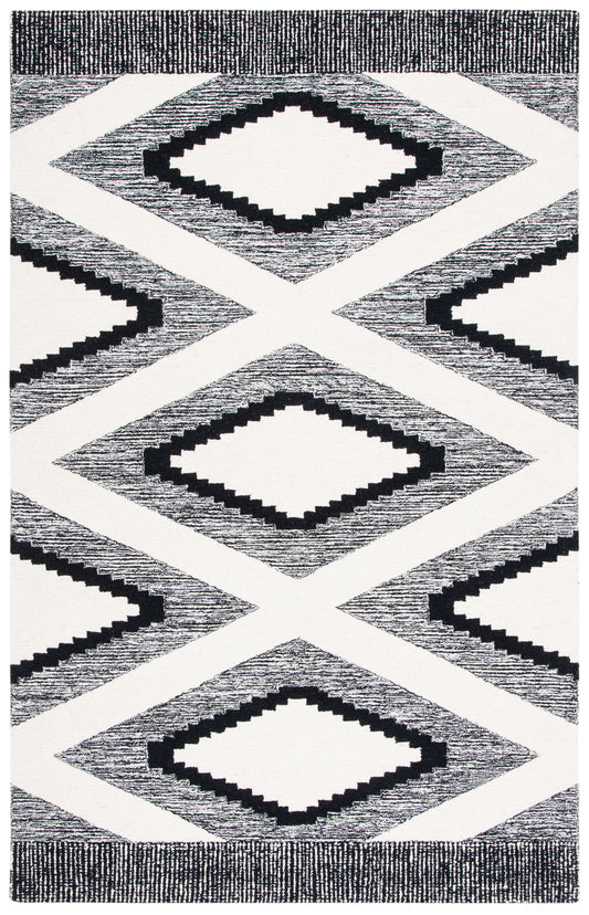 Safavieh Casablanca Csb225Z Ivory/Black Area Rug