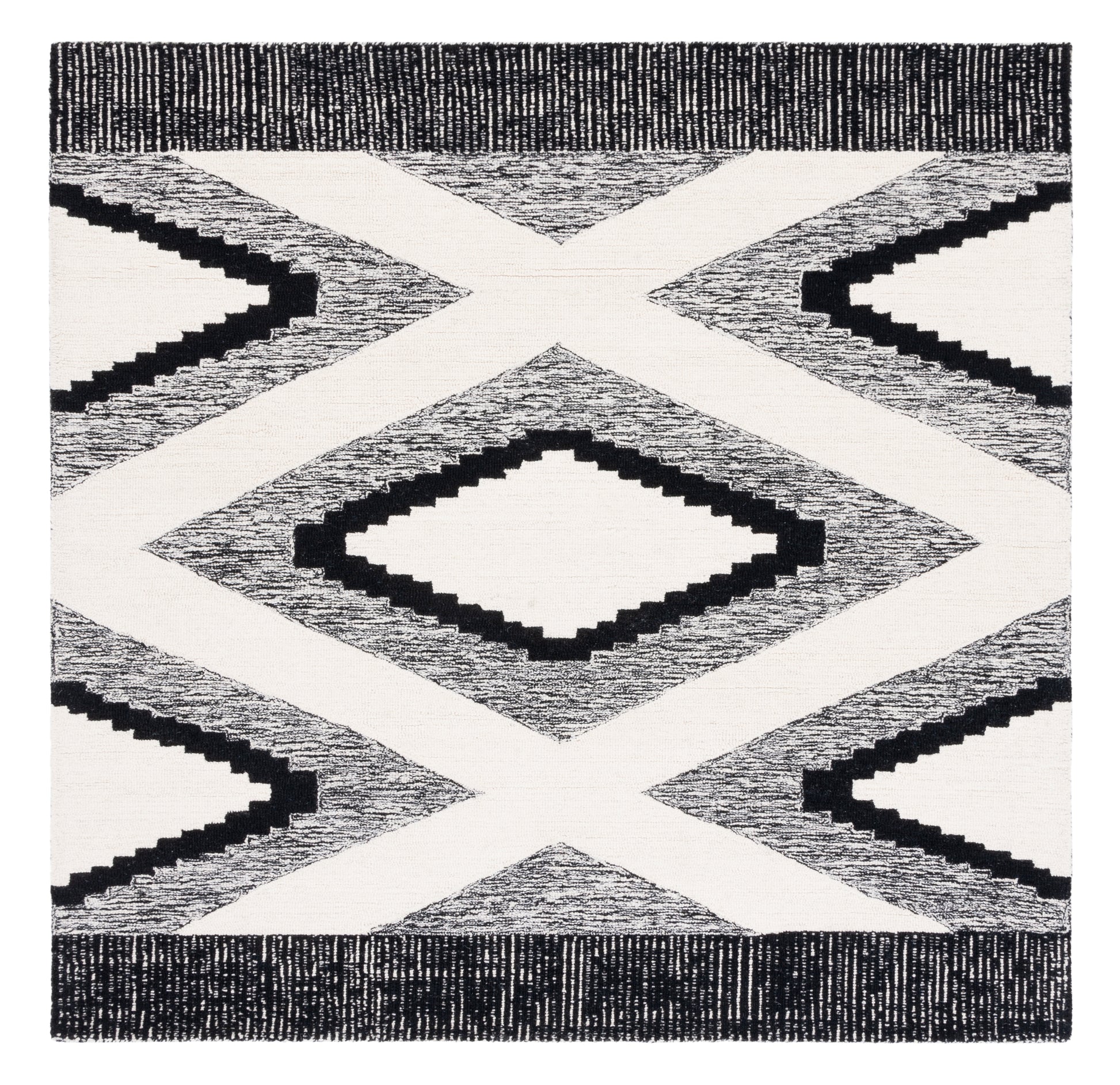 Safavieh Casablanca Csb225Z Ivory/Black Area Rug