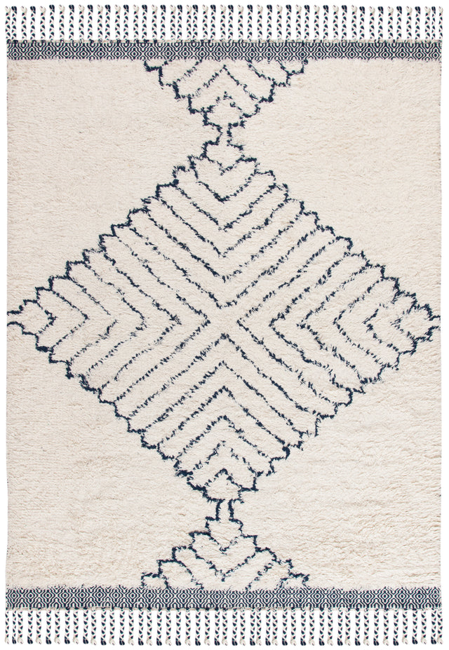 Safavieh Casablanca Csb251A Ivory/Navy Area Rug