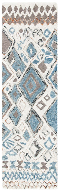 Safavieh Casablanca Shag Csb618B Beige/Navy Area Rug