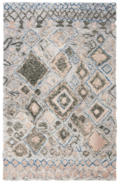 Safavieh Casablanca Shag Csb618X Grey/Olive Area Rug