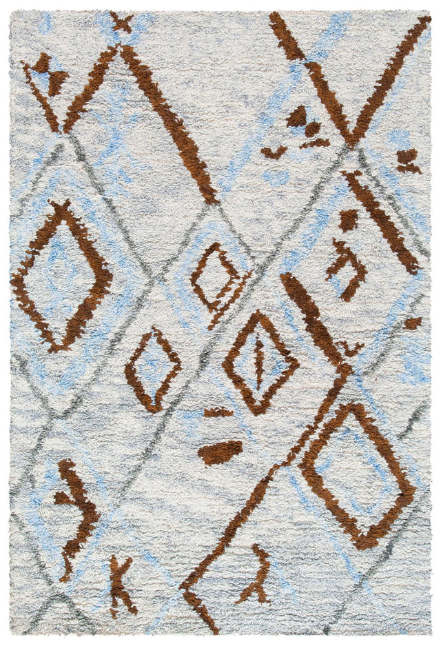 Safavieh Casablanca Shag Csb637F Grey/Blue Area Rug