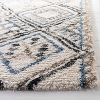 Safavieh Casablanca Shag Csb638A Black/Ivory Area Rug