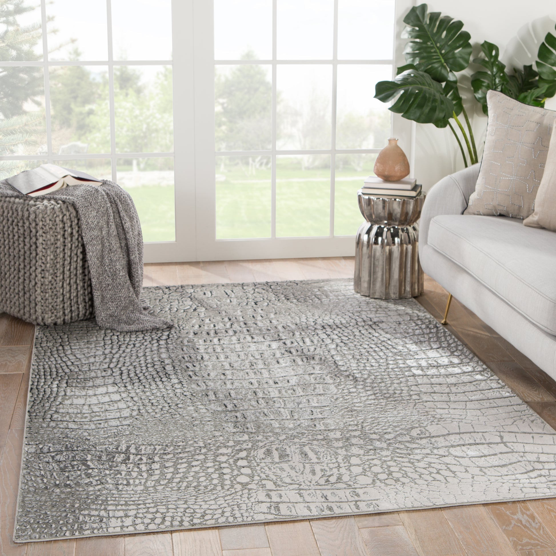 Jaipur Catalyst Canberra Cty09 Gray/Black Area Rug