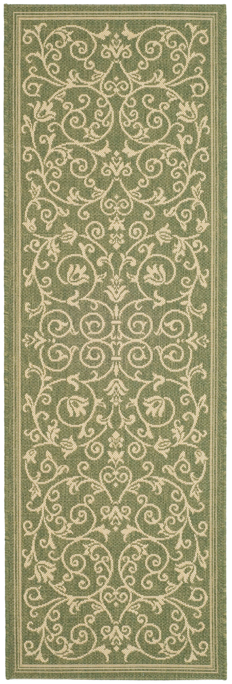 Safavieh Courtyard Cy2098 Olive/Natural Area Rug