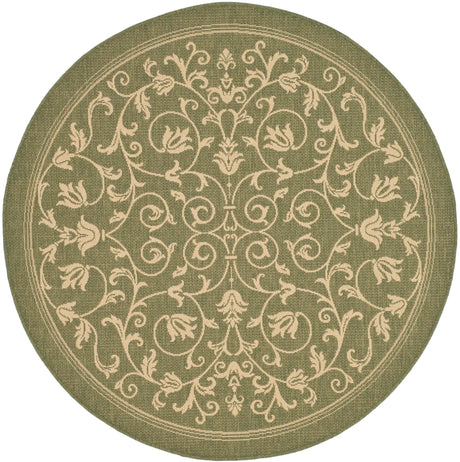 Safavieh Courtyard Cy2098 Olive/Natural Area Rug