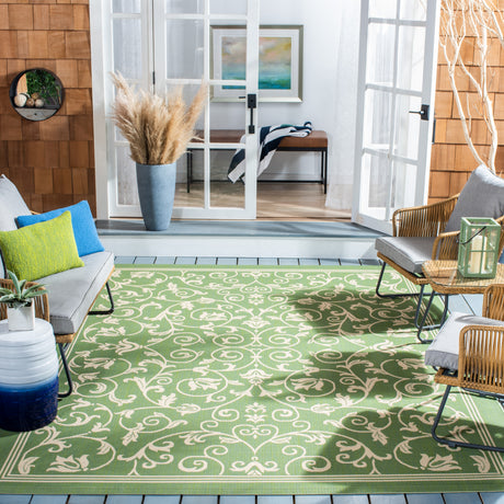 Safavieh Courtyard Cy2098 Olive/Natural Area Rug