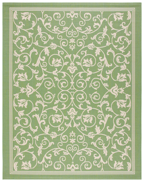 Safavieh Courtyard Cy2098 Olive/Natural Area Rug