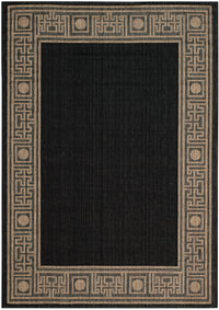 Safavieh Courtyard Cy5143G Black/Coffee Area Rug