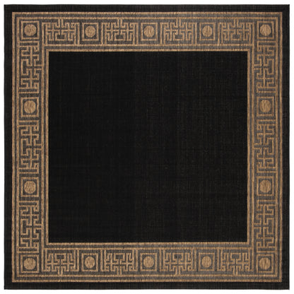 Safavieh Courtyard Cy5143G Black/Coffee Area Rug