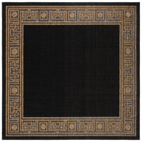 Safavieh Courtyard Cy5143G Black/Coffee Area Rug