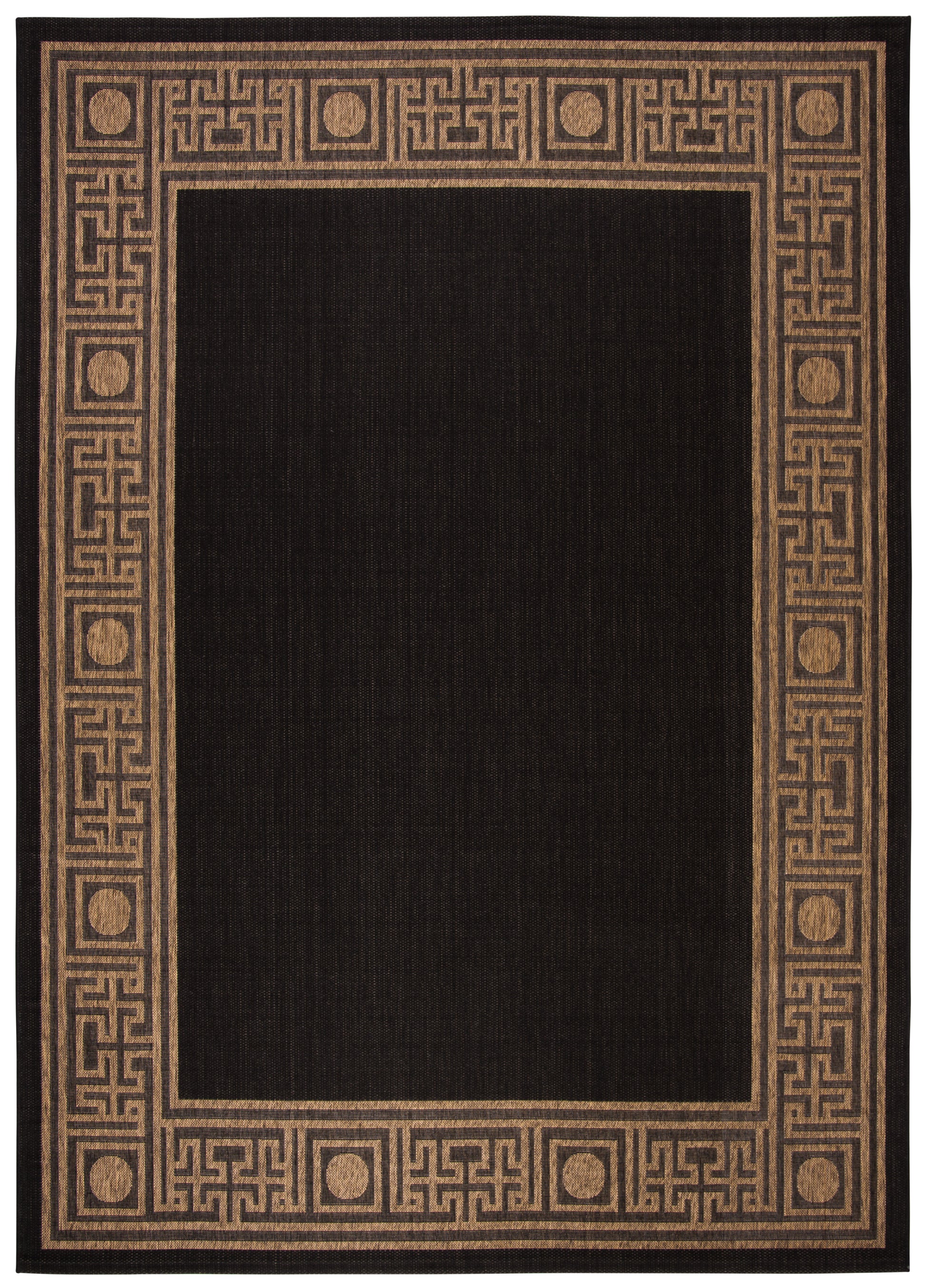 Safavieh Courtyard Cy5143G Black/Coffee Area Rug