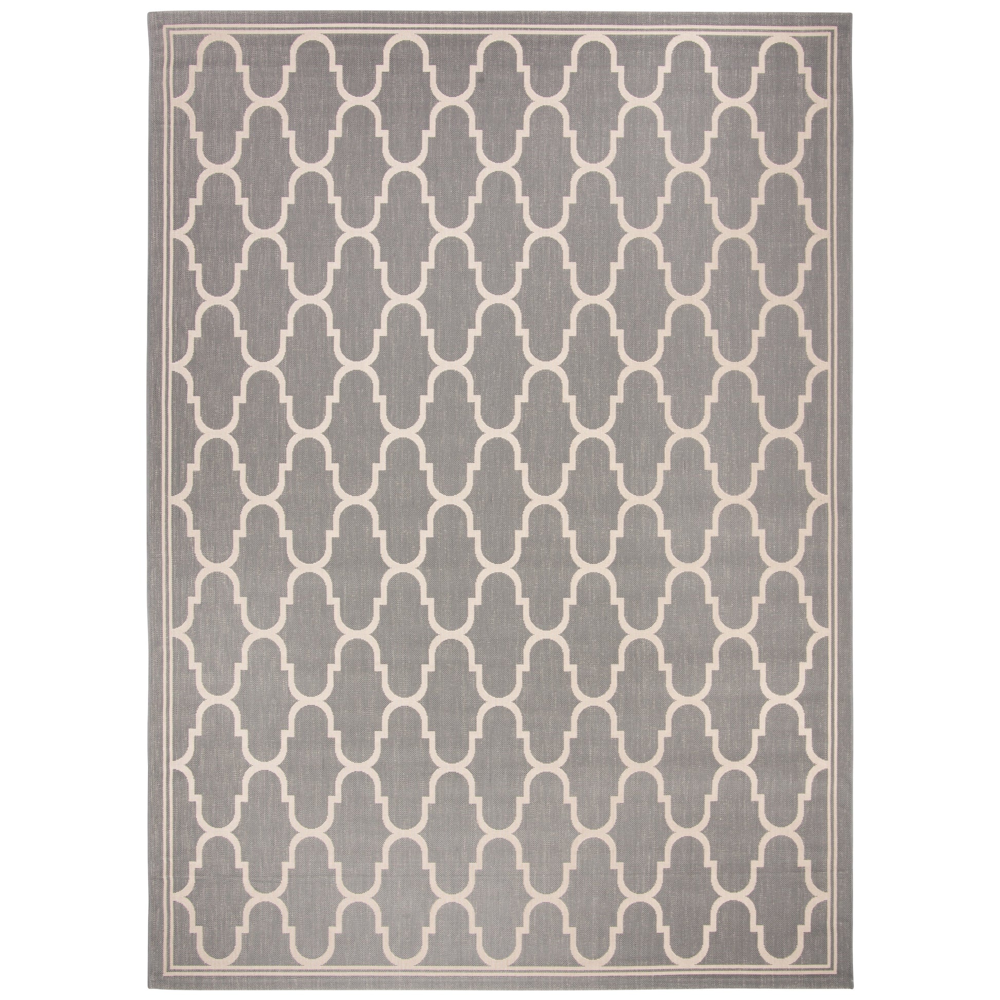 Safavieh Courtyard Cy6016-246 Anthracite/Beige Area Rug