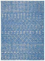 Safavieh Courtyard Cy6019-23321 Blue/Ivory Area Rug